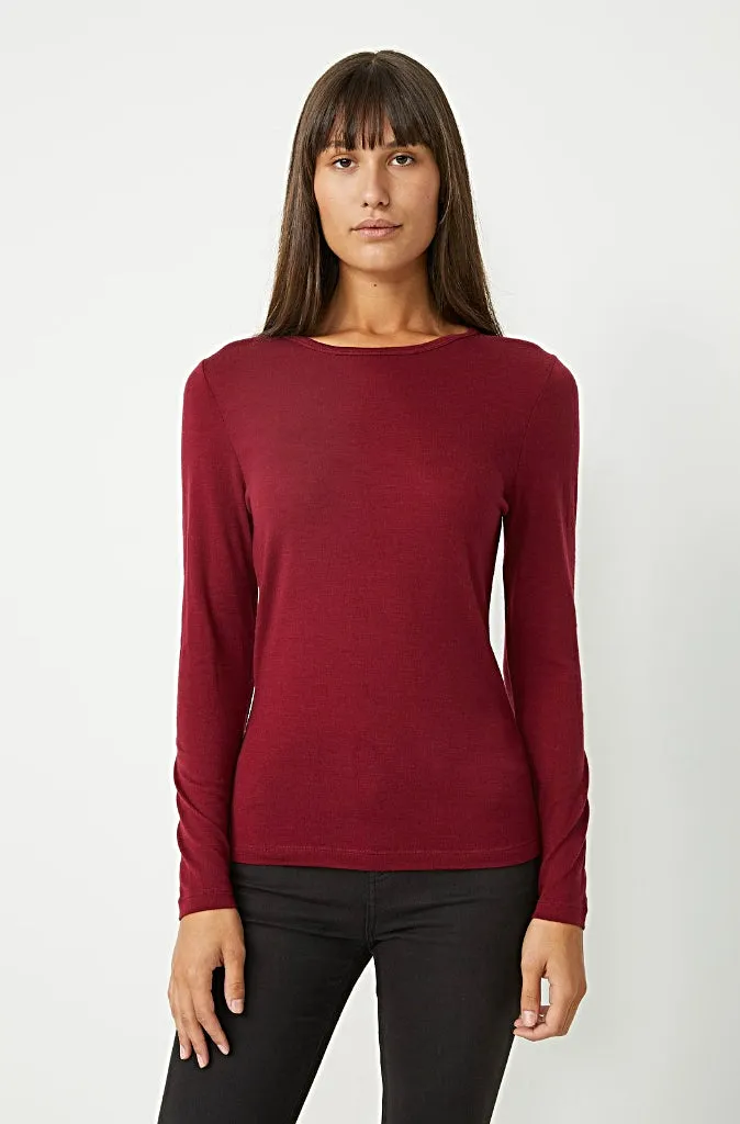 Toorallie Crew Neck Merino Tee - Various Colours