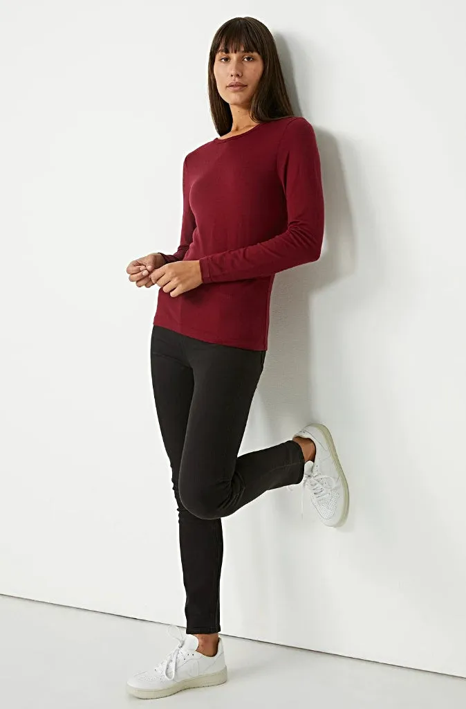 Toorallie Crew Neck Merino Tee - Various Colours