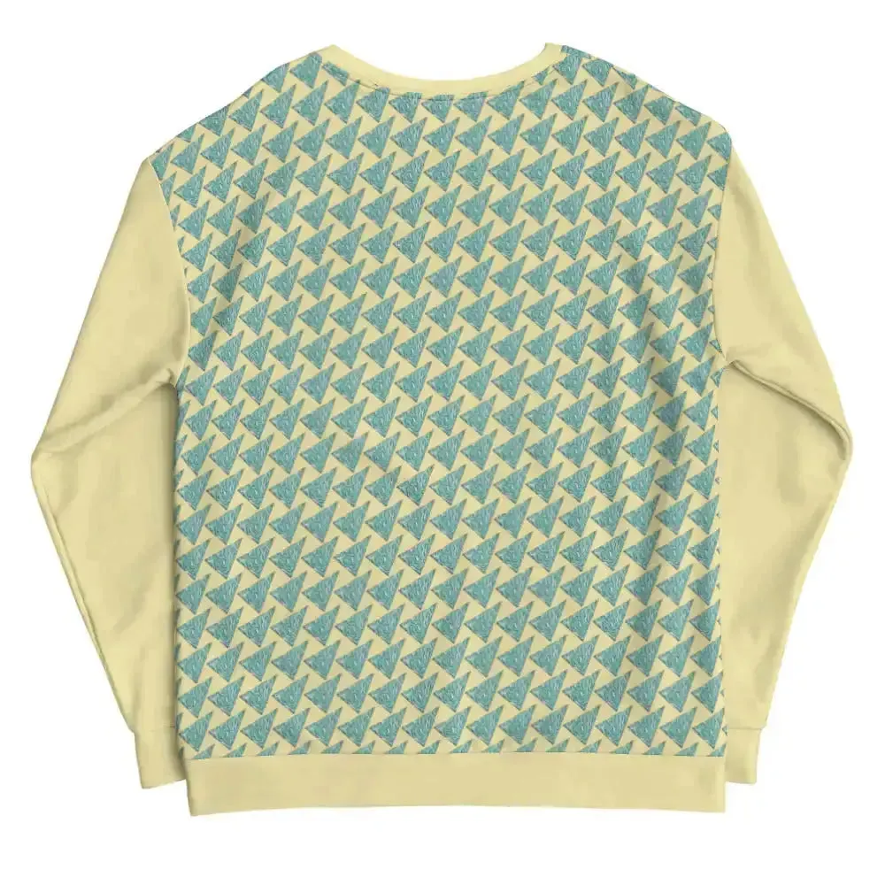 Tropical Vibe Pizza Wave Pullover for Men