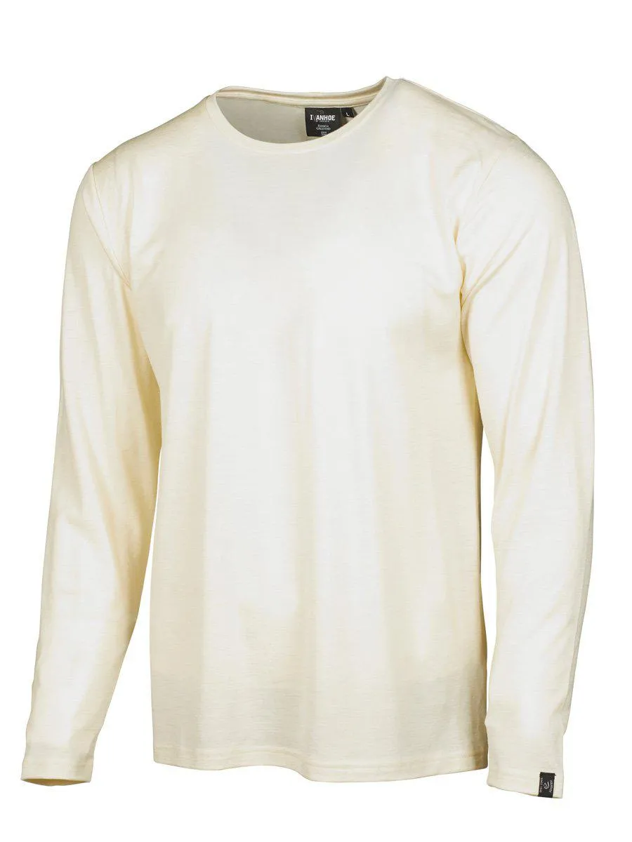 UNDERWOOL MERINO LONG SLEEVE MALE  — NATURAL WHITE