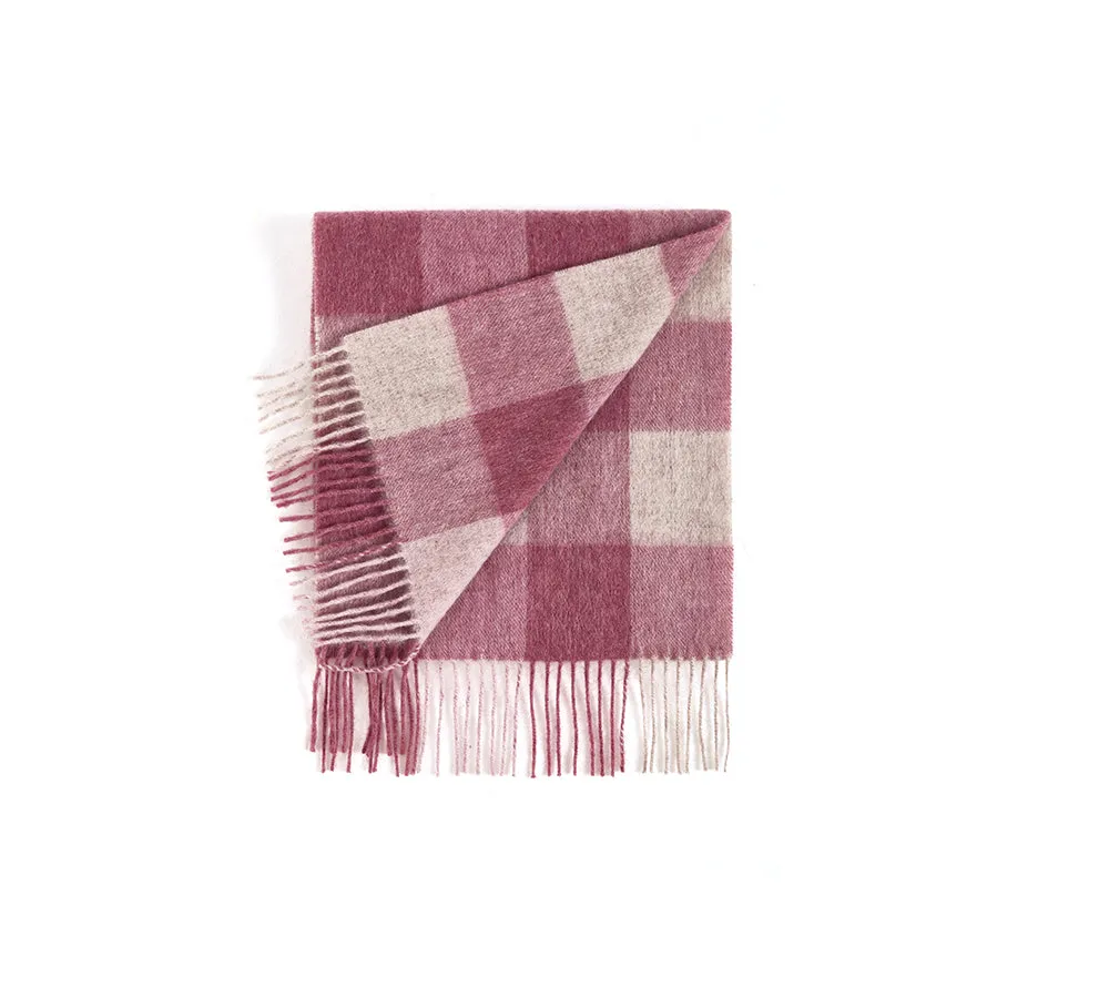 Urban UGG® 100% Wool Check Scarf Zoe