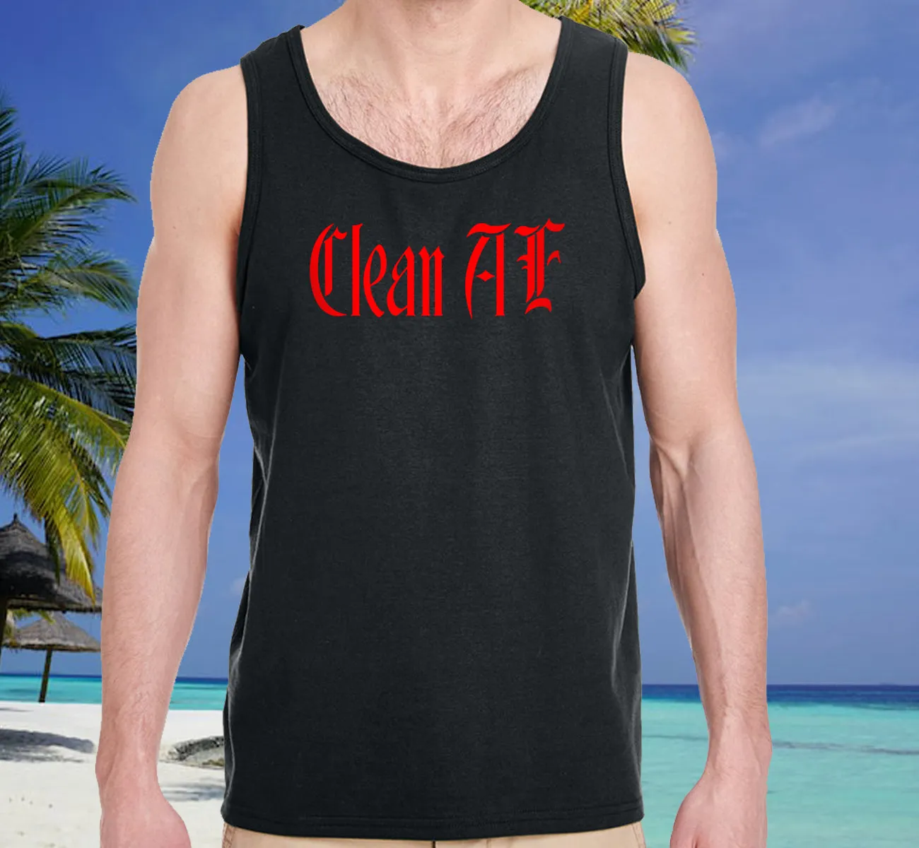 utt- Clean AF V.2 Unisex Tank Tops