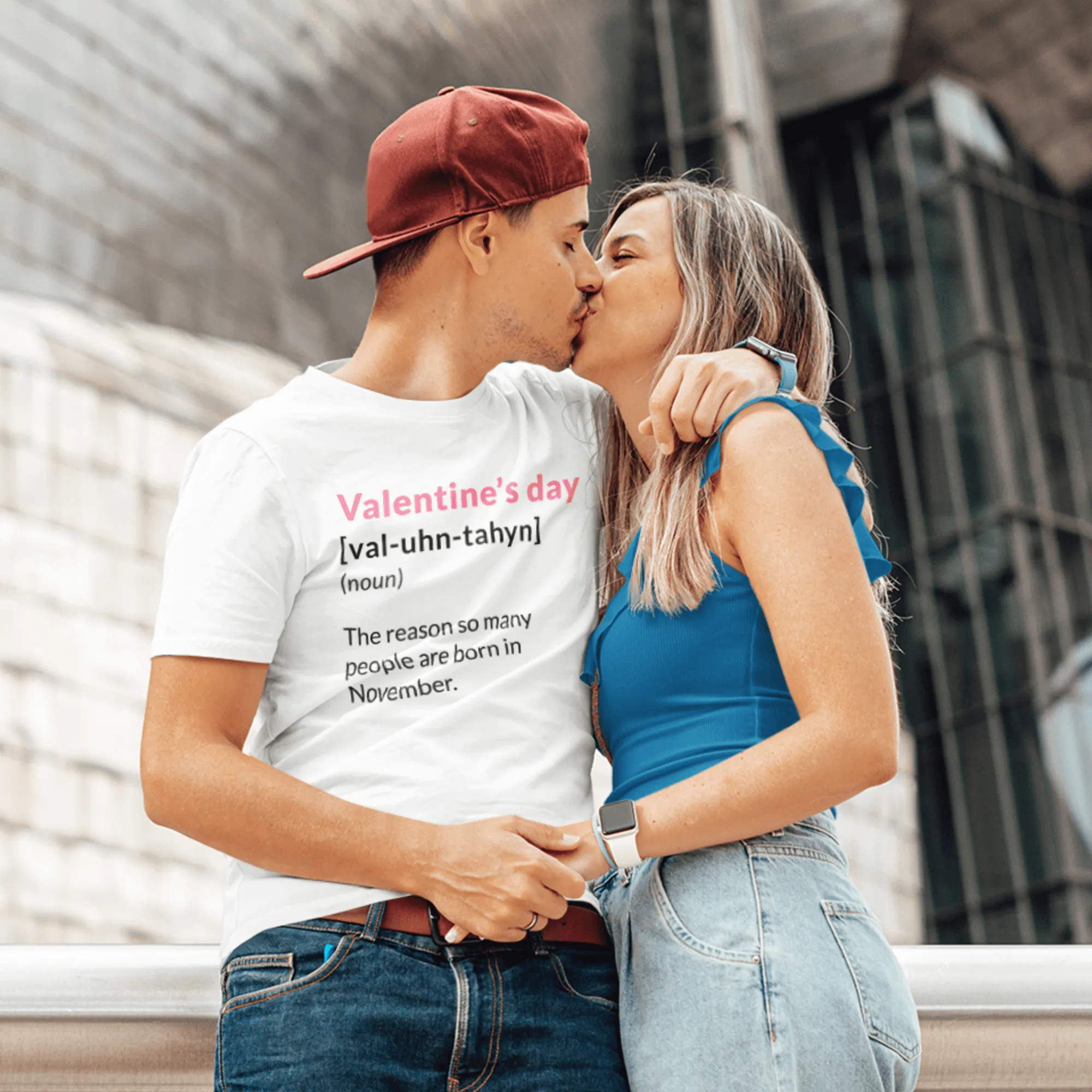 Valentine's Day Definition People Born in November Adult T-Shirt