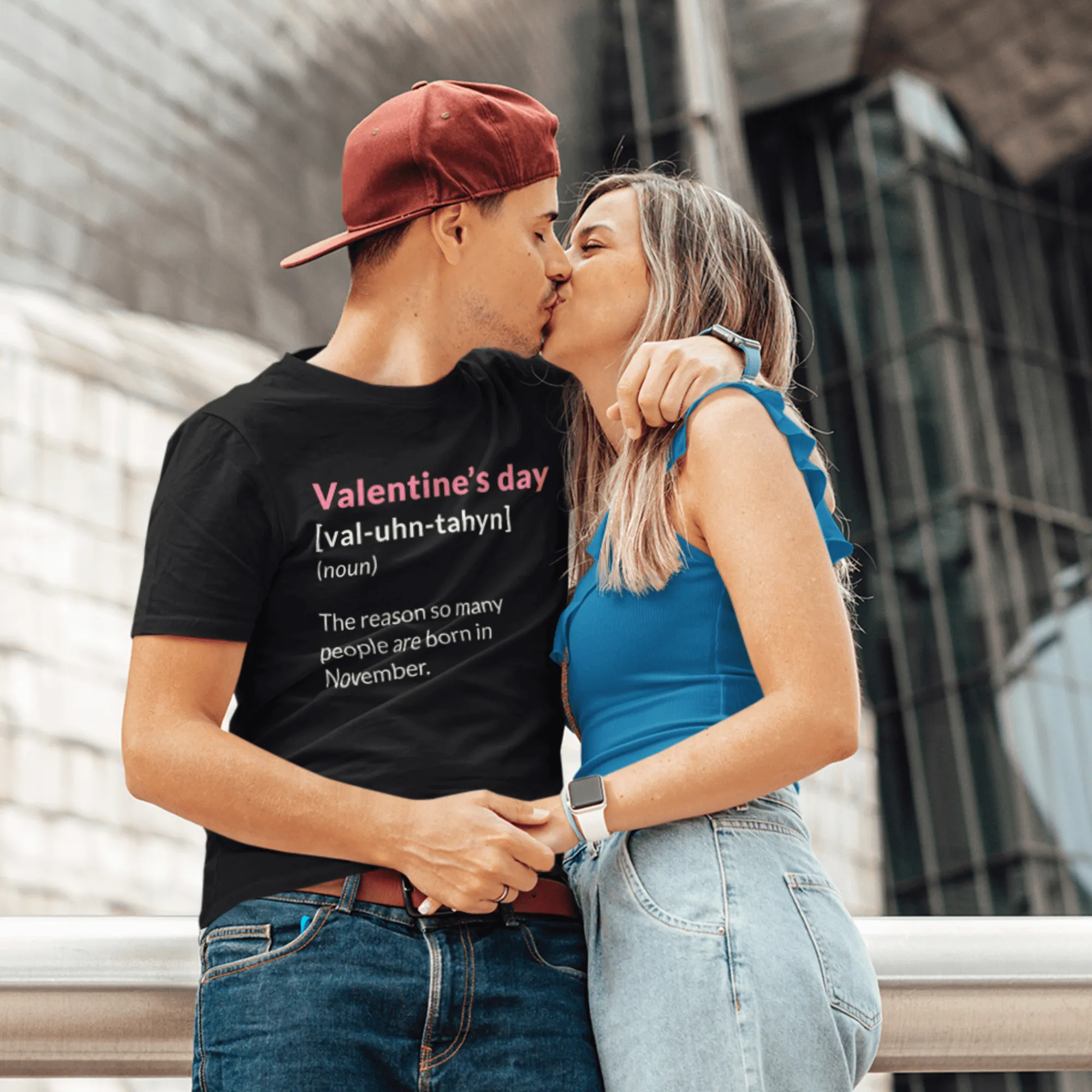 Valentine's Day Definition People Born in November Adult T-Shirt