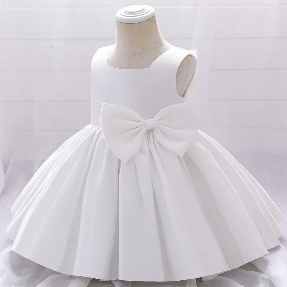 White Ball Gown Party Dress (6M-10Yrs)