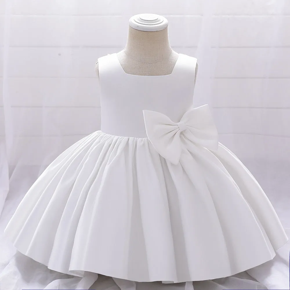 White Ball Gown Party Dress (6M-10Yrs)