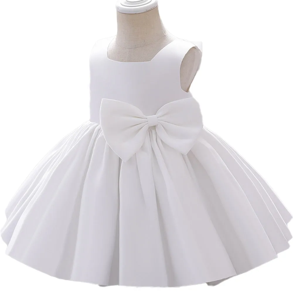 White Ball Gown Party Dress (6M-10Yrs)