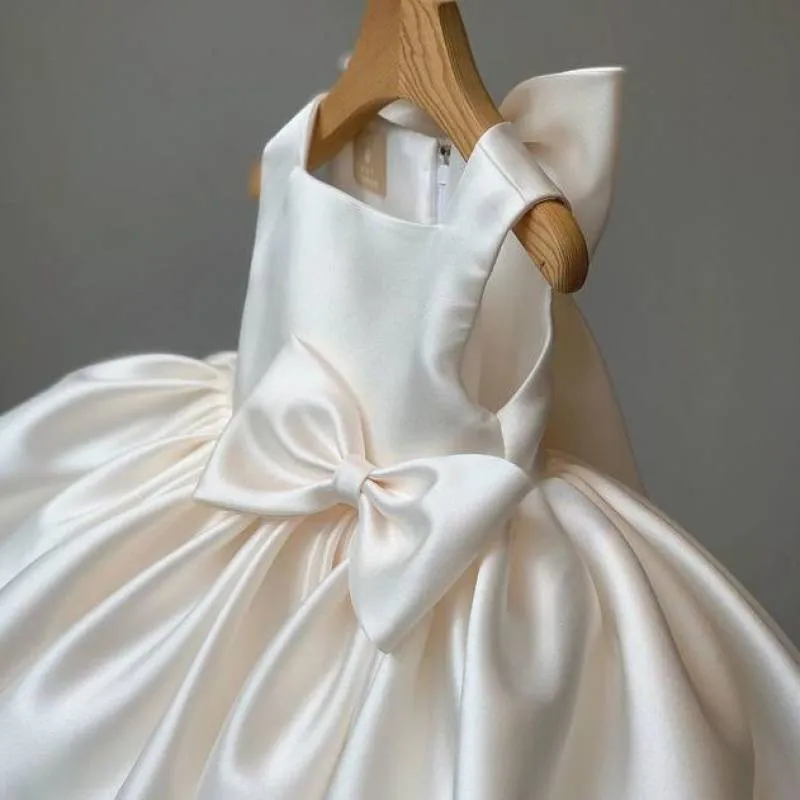 White Ball Gown Party Dress (6M-10Yrs)