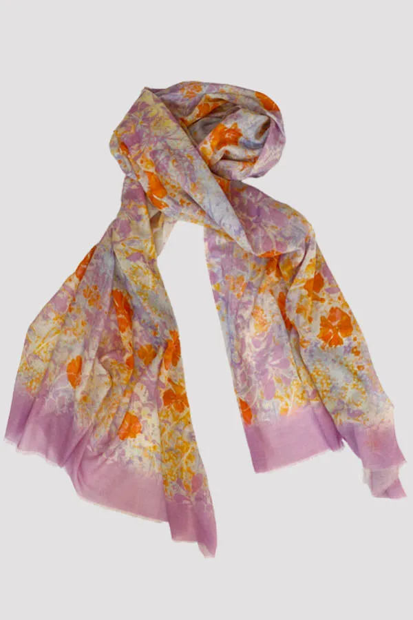 Wild Flowers 100% Cotton Scarf