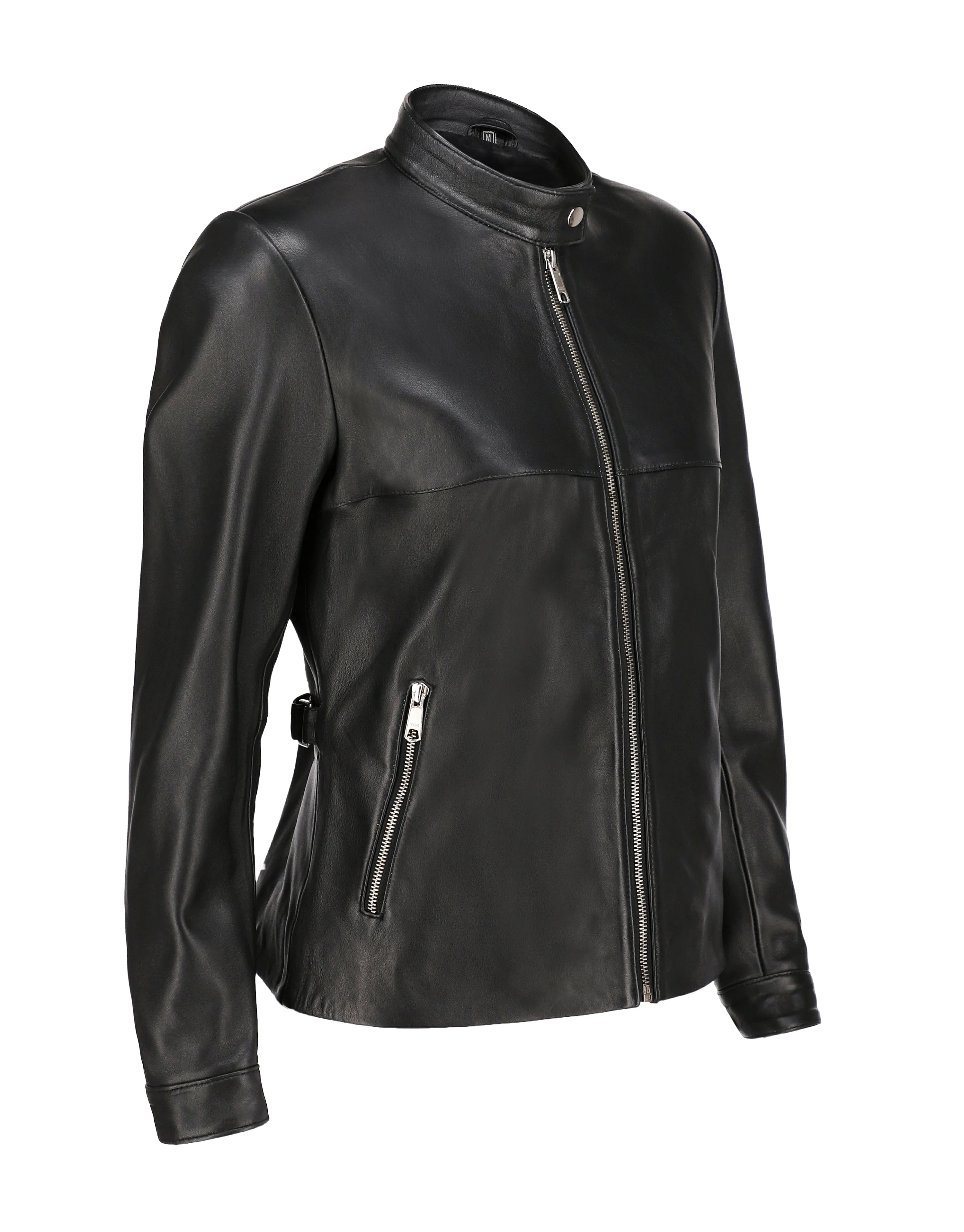 Woman Real Leather Classic Jacket Soft Lambskin