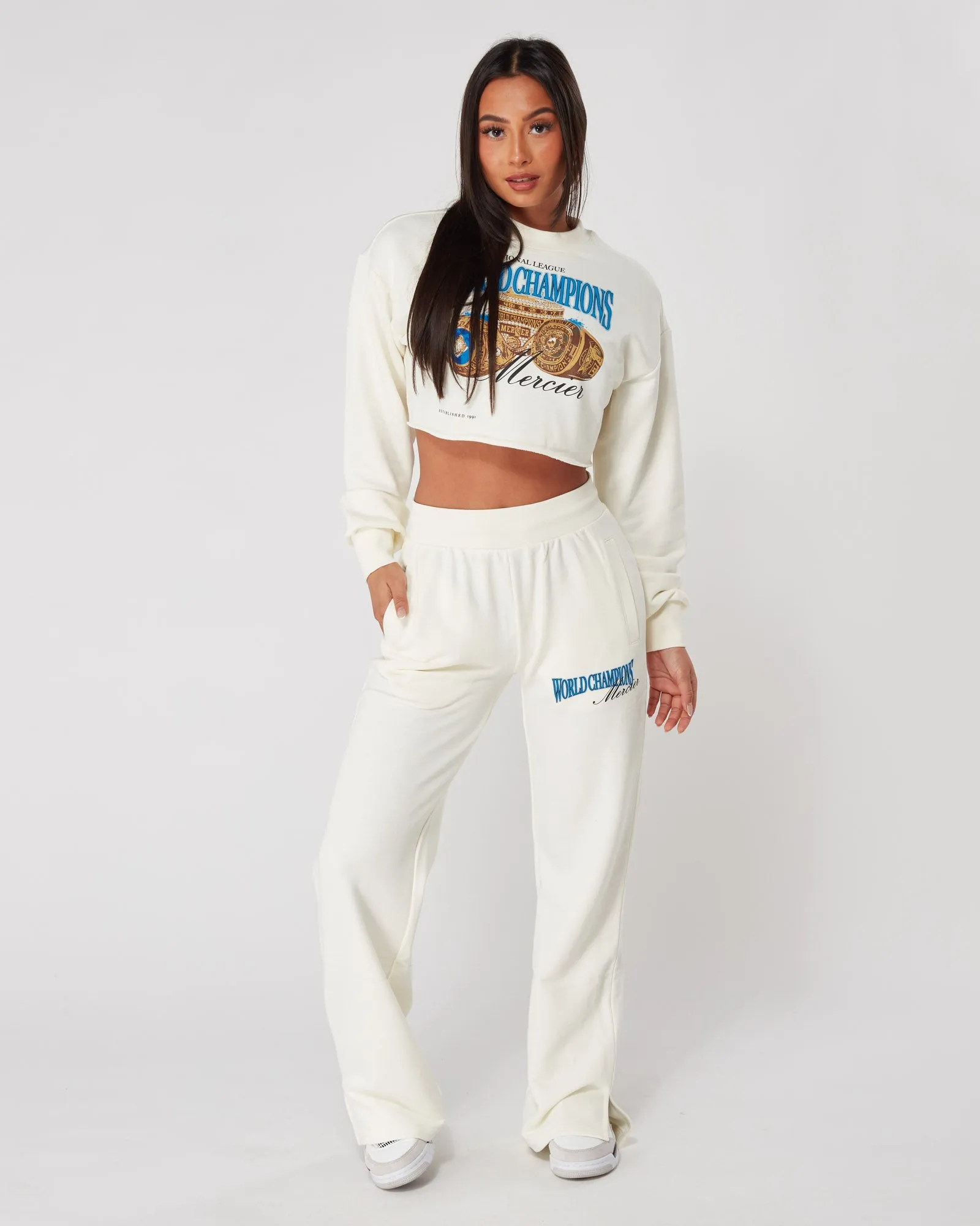 Womens Coconut Mercier Champions Crop