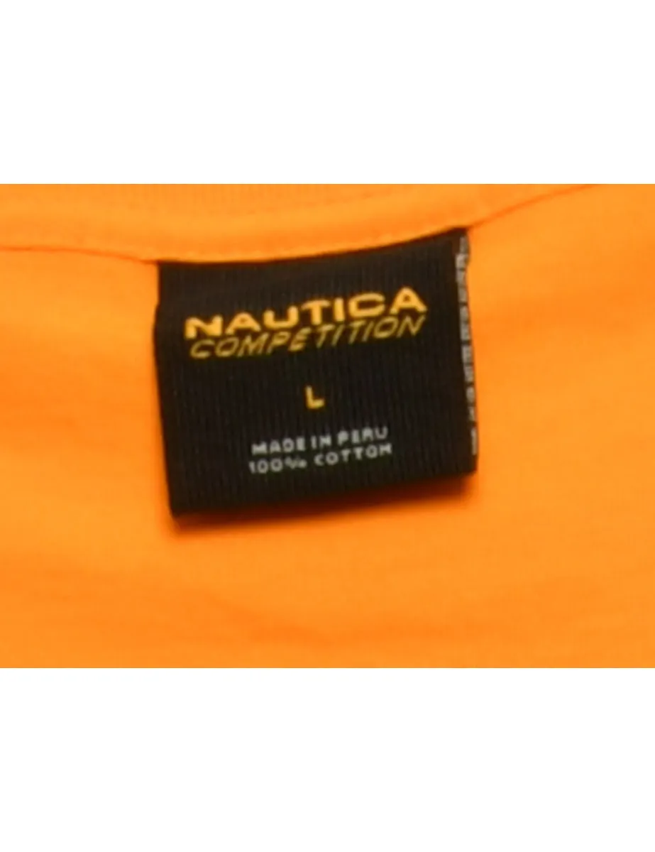 Yellow Nautica Printed T-shirt - L